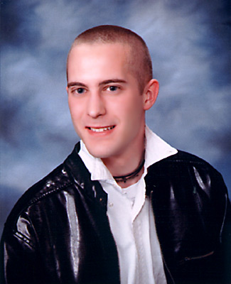 My senior portraits arrived today.  This is the best one, which is scary. :p